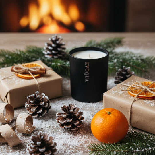 Snowladen Forest Candle
